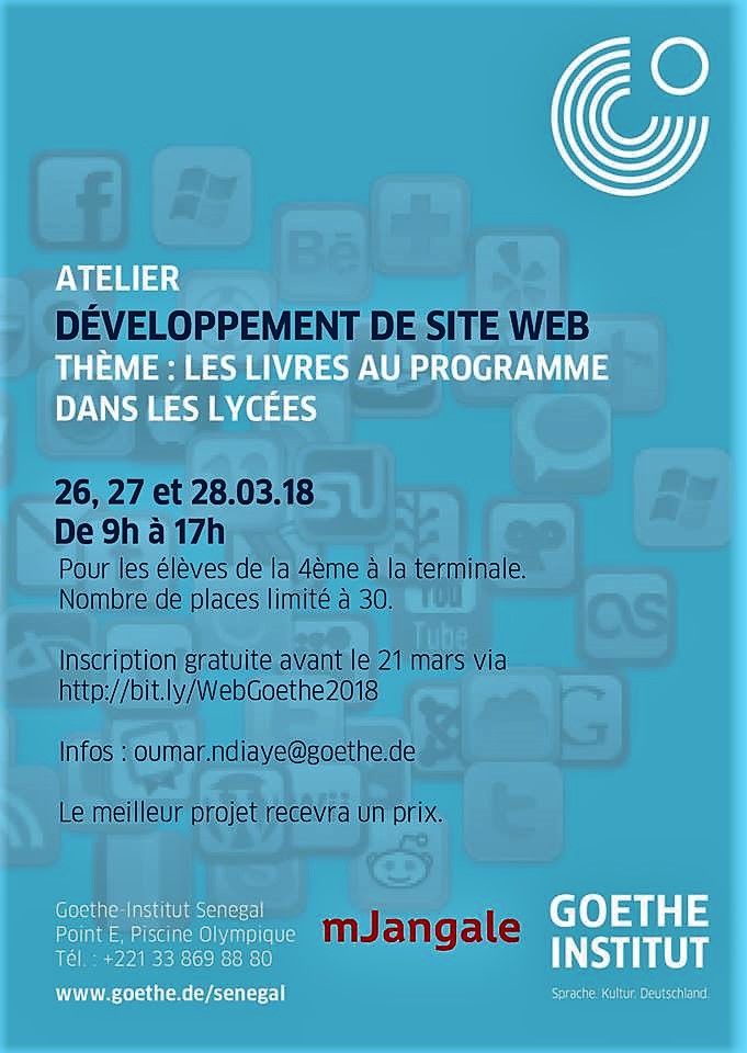 Formation en « Développement de Sites Web avec HTML»: Goethe-Institut en Collaboration avec mJangale