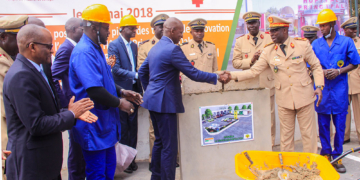 Rénovation devanture Hopital Principal de Dakar : La BHS pose la première pierre