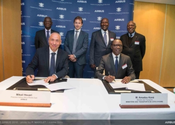 La Côte d’Ivoire collabore avec Airbus  pour développer son industrie aéronautique et spatiale