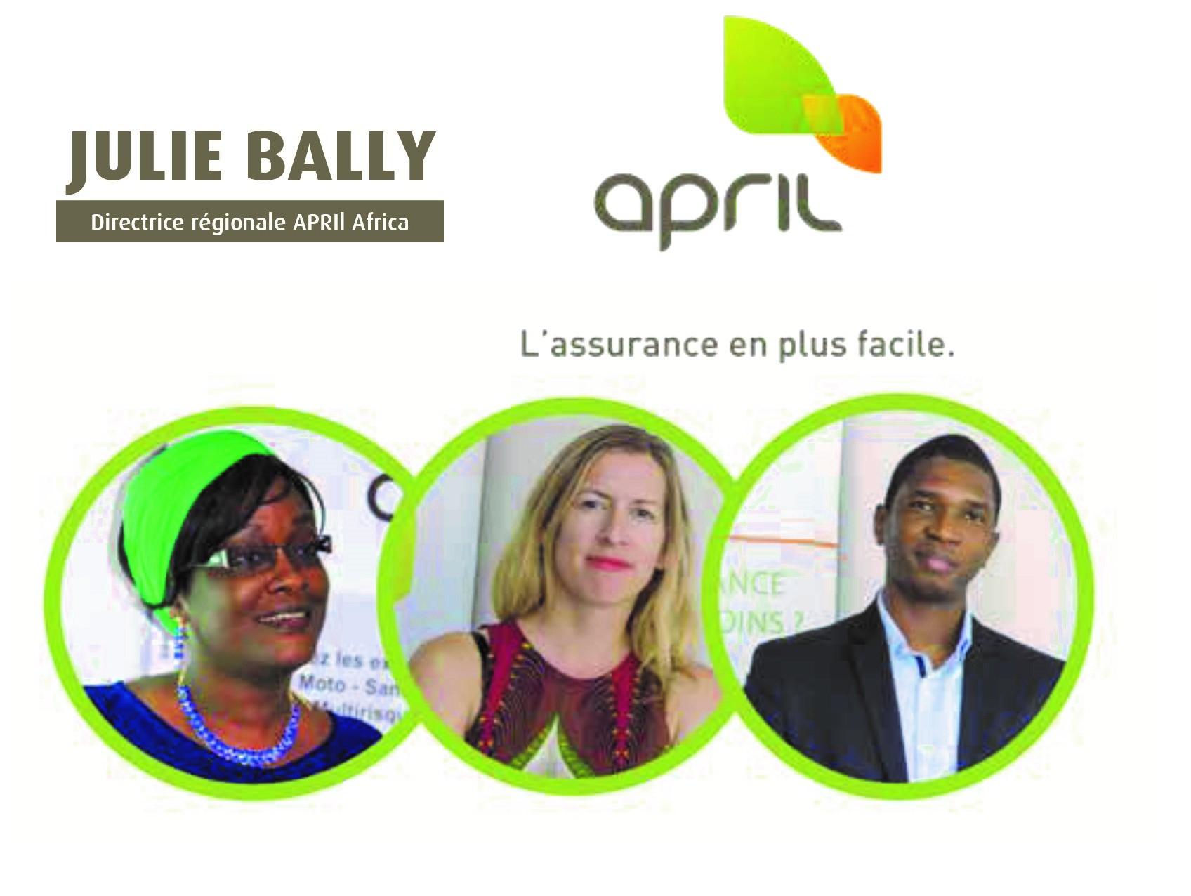 Julie Bally, Directrice régionale APRIL Afrique: « Le Digital pour simplifier l’assurance »