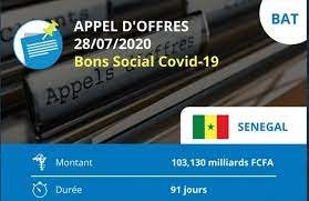 « Bons Social Covid – 19 » : Plus de 1 000 milliards de FCFA mobilisés sur le Marché des Titres Publics