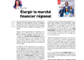EDITORIAL : Élargir le marché financier régional