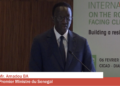 L'intervention de M. Amadou BA, Premier ministre du Sénégal, à la conférence internationale sur le rôle des banques centrales face aux défis du changement climatique