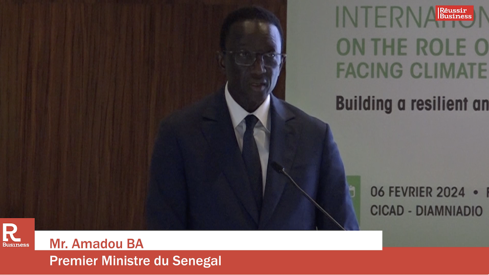 L'intervention de M. Amadou BA, Premier ministre du Sénégal, à la conférence internationale sur le rôle des banques centrales face aux défis du changement climatique