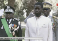 Cérémonie de levée des couleurs au palais de la république avec son SEM Bassirou Diomaye Faye