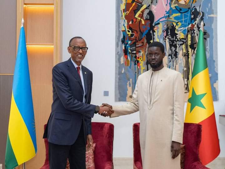 Le président Rwandais Paul Kagame à Dakar