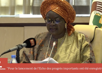 MME MASSANDJÉ TOURÉ-LISTE chargée des affaires economiques : « Pour le lancement de l’Éco des progrès importants ont été enregistrés