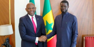 Bassirou Diomaye Faye a échangé avec  Tony Elumelu, PDG du groupe UBA