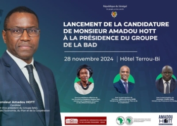 Candidat à  la Présidence de la BAD, Amadou Hott « honoré » par le soutien officiel du Sénégal