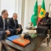 Diplomatie: Le président El Malick Ndiaye a reçu l’Ambassadeur de la Palestine au Sénégal, Nasser Jaddalah   